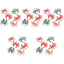 30Pièces Crabes Simulés Éducatifs Colorés Jouets Enfants Décoration