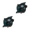 2Pcs Ceramic Fountain Spout Replacement Waterfall Accessory for Garden 8