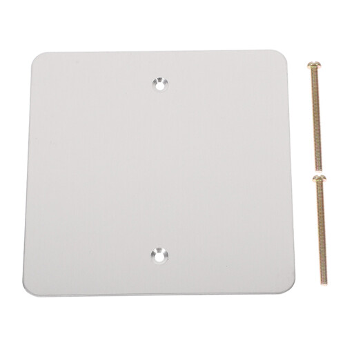3Pièces Plaques Cache-Prises Inox Argentées Pour Mur Plafond Design 2