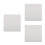 3Pièces Plaques Cache-Prises Inox Argentées Pour Mur Plafond Design 8