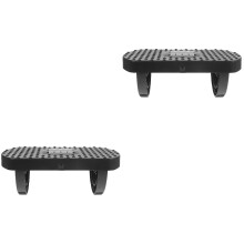2Pièces Pied ABS Noir Pour Avec Base Antidérapante