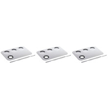 3Pièces Outils Mixage Acier Pratique Couleur Argent