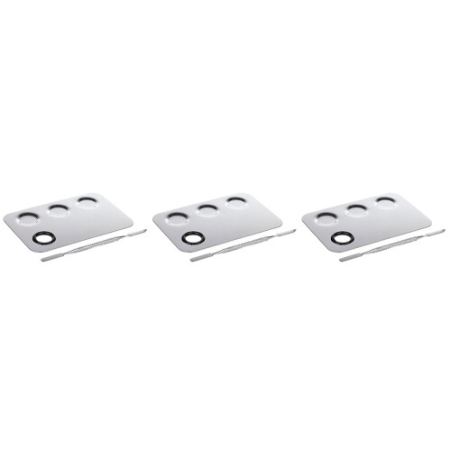 3Pièces Outils Mixage Acier Pratique Couleur Argent