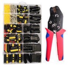 708 Stück wasserdichte elektrische Verbindungsklemmen für Fahrzeuge, Kabelverbinder-Set, 27*18*5cm