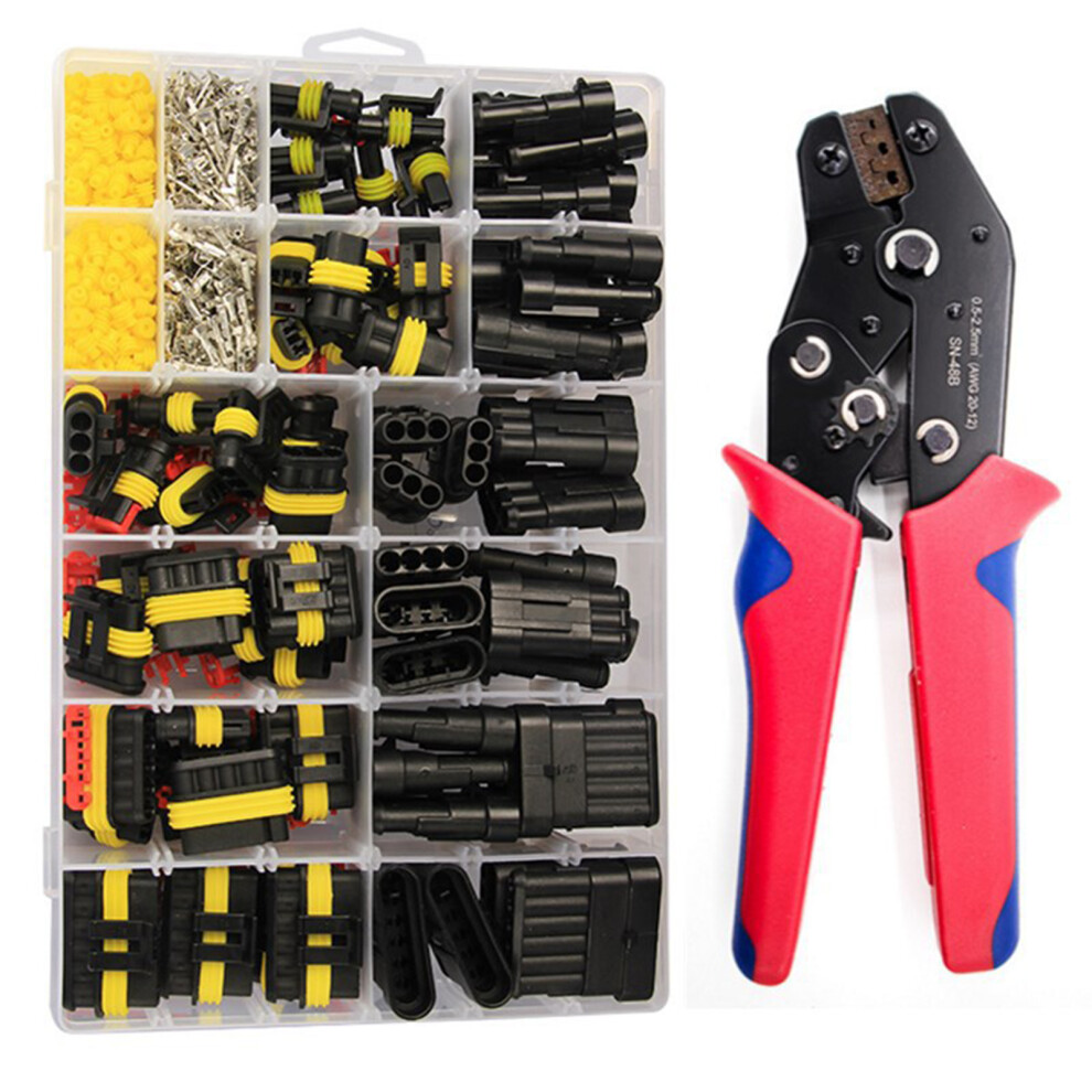 708 Pcs Waterproof Automotive Connector Terminals Set, 27185Cm 9351386918740