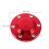 Cache-Centre De Roue Aluminium Rouge Compatible Multi-Voitures 2