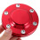 Cache-Centre De Roue Aluminium Rouge Compatible Multi-Voitures 4