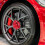 Cache-Centre De Roue Aluminium Rouge Compatible Multi-Voitures 5