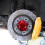 Cache-Centre De Roue Aluminium Rouge Compatible Multi-Voitures 6
