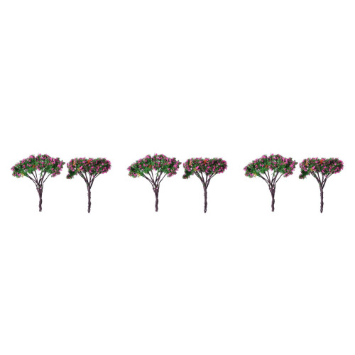 30Pièces Décoration Mini Arbre, Miniature Coloré Pour Intérieur