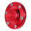 Cache-Centre De Roue Aluminium Rouge Compatible Multi-Voitures 10