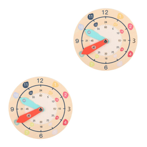 2Pièces Jouet Bois Apprentissage Enfant
