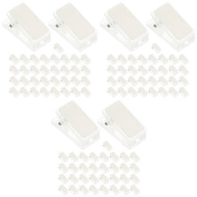 105Pièces Petits Clips Ressorts Transparents Pour Affiches Et Id