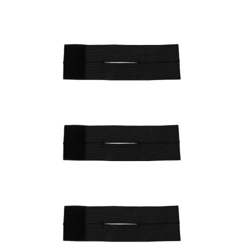 3Pièces Bande Réglable Noire Baseball Protection Durable Softball