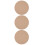 3Pièces Batte De Beige En Bois - Outil Pour Argile 5