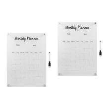 2Ensembles Tableau Transparent Effaçable Pour