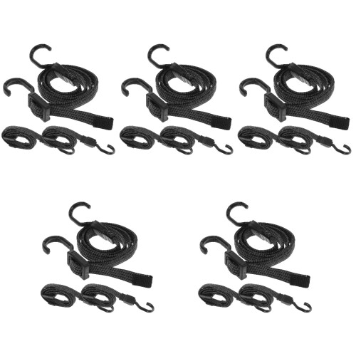 15Pièces Câbles Élastiques Larges Ajustables Pour Chargement