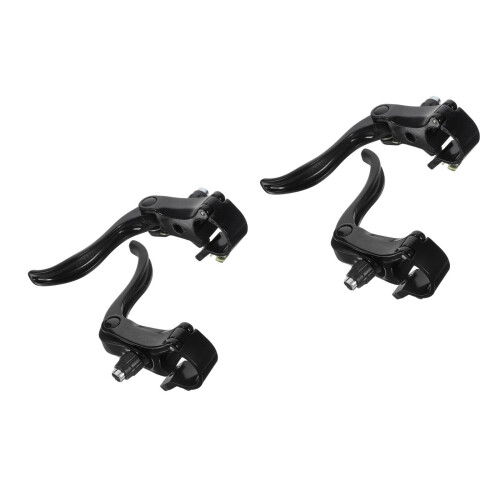2Paires Leviers De Fixie Aluminium Durable Noir