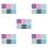 30Pcs Gridded PVC Cutting Mats Mini Cutting Boards for Craft Use 1