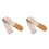 2Pièces Accessoires Guitare Beige Ajustables En Matériau Robuste 1