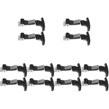 12Pièces Loquets Caoutchouc T- Ergonomique Pour Coffres Auto