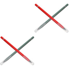 4Pièces Crayons En Métal Sans Taille-Crayon Ergonomiques Multicolores