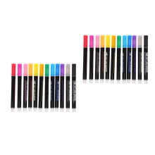 24Pièces Stylos Dessin Multi-Fonction, Marqueurs Peinture Portables