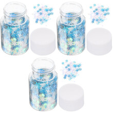 3Pièces Ornements Flocon Neige Assortis Pour Crafts Et Téléphone