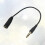 2Pièces Câble Extension Jack 3.5mm Noir, Idéale Pour Écouteurs Stéréo 7