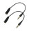 2Pièces Câble Extension Jack 3.5mm Noir, Idéale Pour Écouteurs Stéréo 9