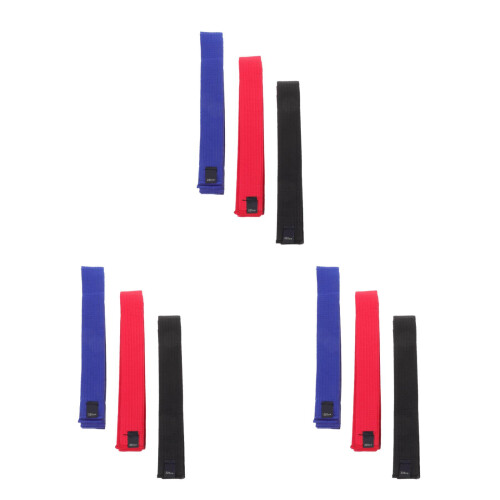 9Pièces Ceintures Taekwondo Et Karaté Et