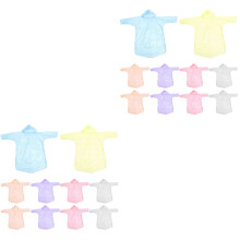 20Pièces Poncho Adulte Multifonction Étanche Portable Coloré