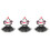3Ensembles Costume Chat Cosplay Oreilles Queue Nœud Coloré 1