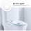2Pièces Siège Pot Potty Facile À Transporter PP 10