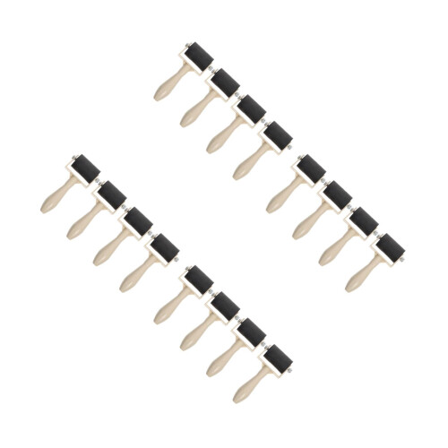 16Pièces Outils Brayer Multicolores Pour Impression Peinture