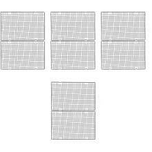 8Pièces Grille Pour Refroidissement Cuisson