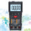 2Pièces Multimètre Noir Digital Précis Portable Pour Maison 4