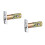 2Pcs Durable Golden Adjustable Door Latch Lock for Front Door Security 4