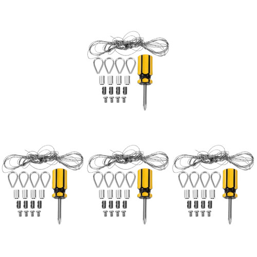 4Ensembles Kit Câble Inox 304 Pour Suspension