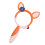 2Pièces Loupe Simple Mini Enfants ABS Orange Ergonomique 2