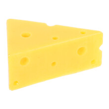 5Pcs Yellow Fake Cheese Model Resin Decorative Food Prop for Home