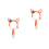 2Pièces Loupe Simple Mini Enfants ABS Orange Ergonomique 5