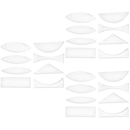 3Sets Multifunction Acrylic Optical Lenses Physics Refraction Set