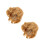 2Pièces Perruques Courtes Blond Costume Aspect Naturel 5