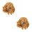 2Pièces Perruques Courtes Blond Costume Aspect Naturel 8