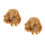 2Pièces Perruques Courtes Blond Costume Aspect Naturel 9