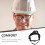 3Pièces Coussin Casque Chantier Réglable Insert Plastique Noir 5