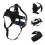 3Pièces Coussin Casque Chantier Réglable Insert Plastique Noir 7