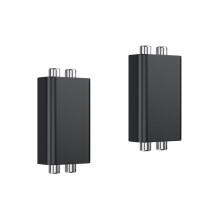 2Pièces Isolateur De Boucle De ABS Noir Anti- Audio