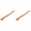 2Pièces Remplacement Hache En Bois Kaki Accessoire De Coupe 1